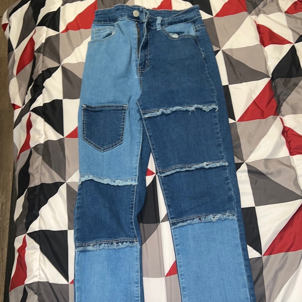 Patchwork jeans